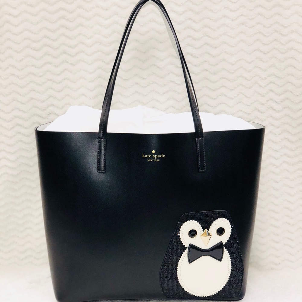Kate Spade Penguin Hallie Tote - Limited Edition